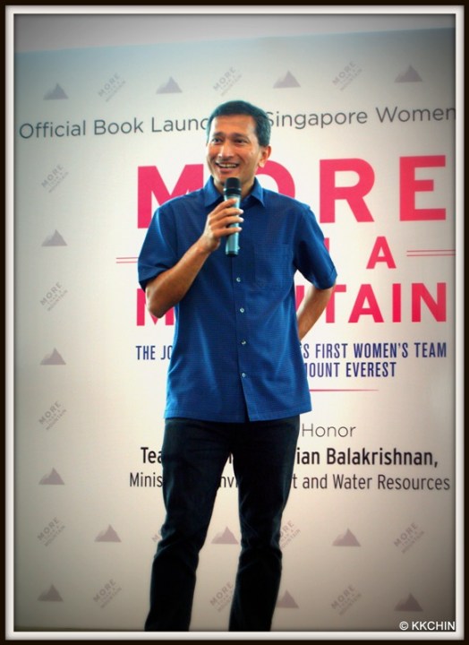Our very charismatic patron, Dr Vivian Balakrishnan, gave a short speech to our guests. Dr Vivian has been with us since the team was formed in 2004. He was very supportive of us and gave us much encouragement when we met with sponsorship disappointment.