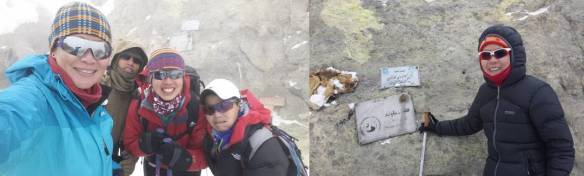 At the summit of Mt Damavand on 19th June 2014.