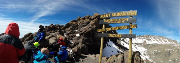 Gilman's Point at 5,685m