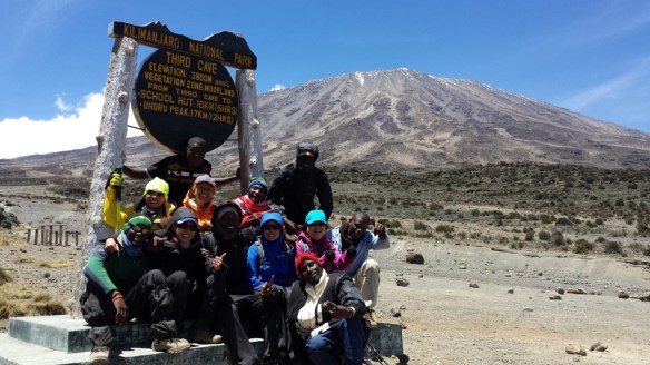 The team arrived at the Third Cave Camp in high spirit