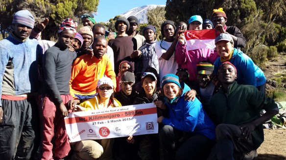 Team at Millenium Camp