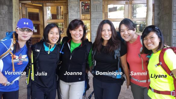 Team members of the IWD Kilimanjaro Challenge